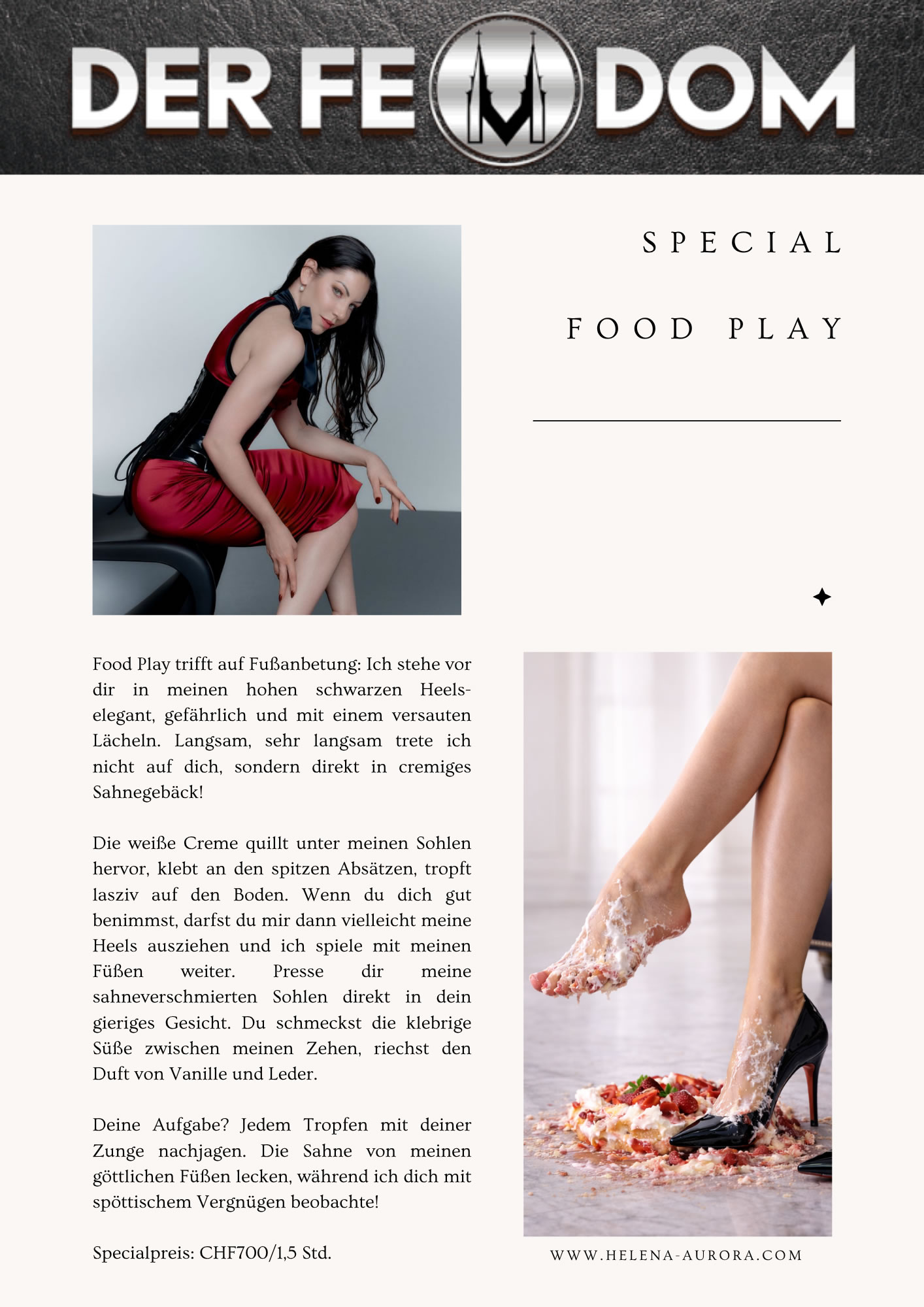 Special Food Play FemDom Logo